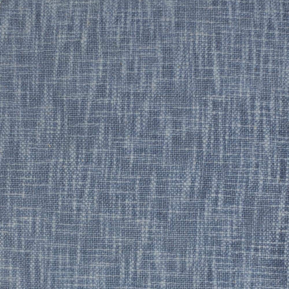 Ocean Blue Cotton Stonewash 22" Square Throw Pillow