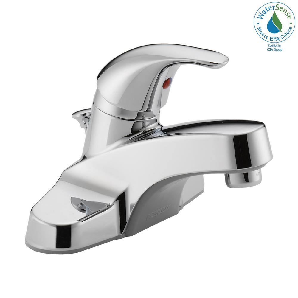 Elegant Core Single-Handle Chrome Bathroom Faucet with ADA Compliance