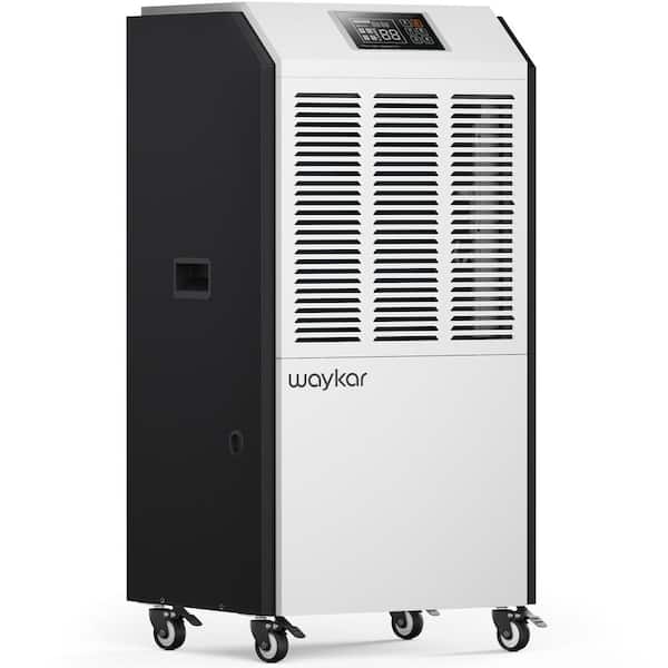 waykar 291 pt. 9,000 sq. ft. Large Industrial Dehumidifier in White with Intelligent Drying for Warehouse and Basement