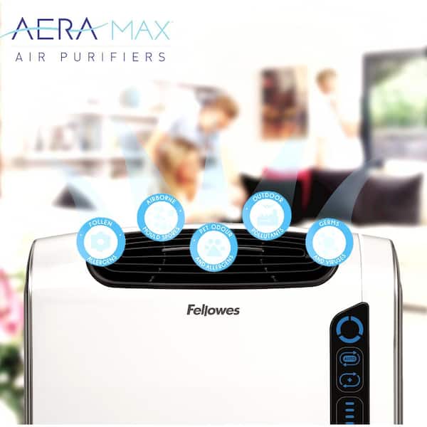 Fellowes AeraMax DX55 True HEPA Medium Room Air Purifier 400 sq 