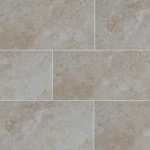 Romagna Almond 12 in. x 24 in. Polished Porcelain Floor and Wall Tile (16 sq. ft./Case)