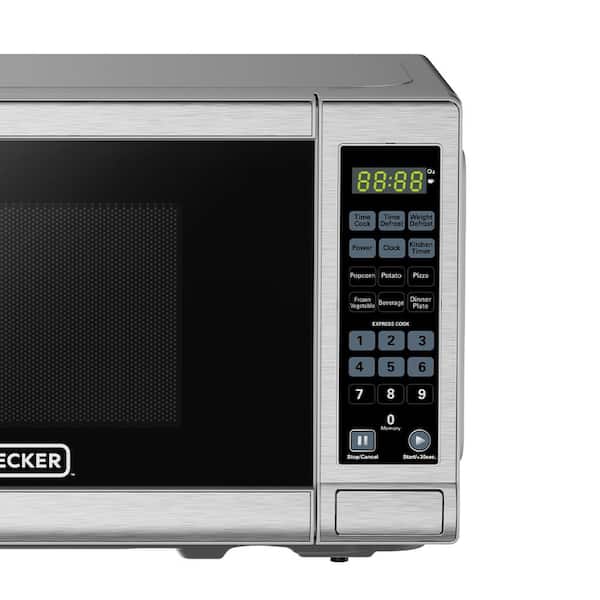 BLACK+DECKER 0.7 cu ft 700 Watt Microwave Oven Black EM720CPN-P