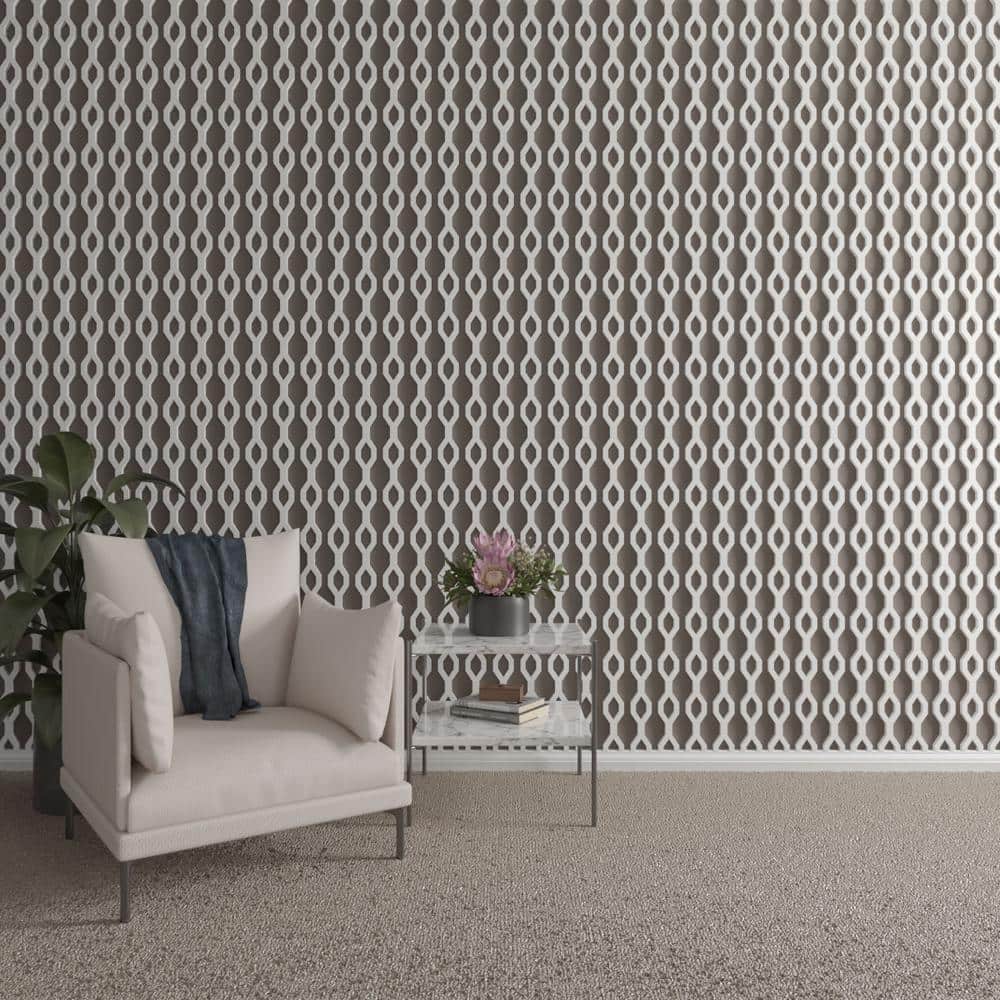 94" Unfinished PVC Decorative Slat Wall Panel Kit