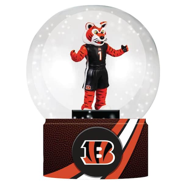 Evergreen Enterprises Cincinnati Bengals 5 in. Multicolor Glass Tabletop Snow Globe