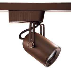 101 Series Low-Voltage MR16 Oil-Rubbed Bronze Round Back Track Lighting Fixture