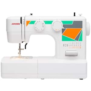 Janome Arctic Teal Crystal Easy-to-Use Sewing Machine 001crystal - The Home  Depot