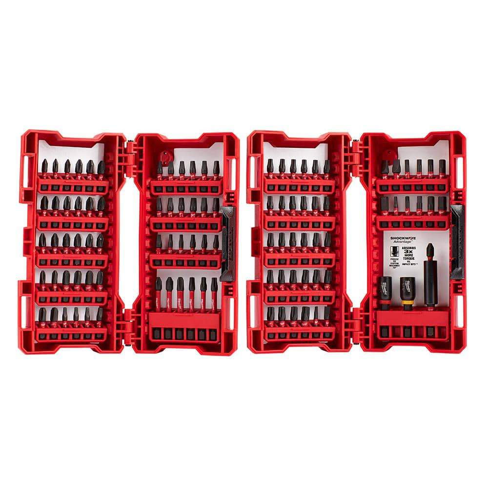 Milwaukee Shockwave Impact Duty Alloy Steel Screw Driver Bit Set (100 ...