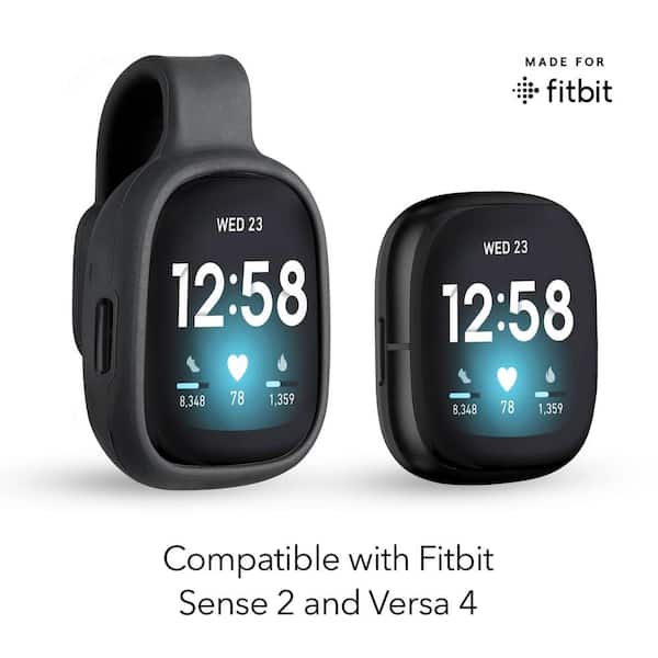 Wasserstein Clip Holder Compatible with Fitbit Sense 2/Versa 4