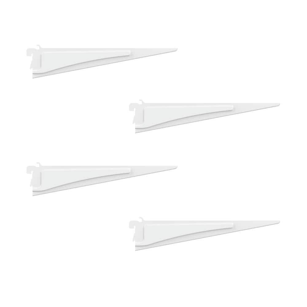 Grip Tight Tools 14-in L x 12-in W x 2-in D Heavy Duty White Shelf Bracket  (24-Pack) in the Shelving Brackets & Hardware department at