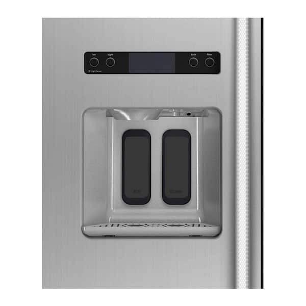 https://images.thdstatic.com/productImages/fdc908e6-d6e4-4820-9984-707db604c9f5/svn/stainless-steel-kitchenaid-side-by-side-refrigerators-kbsd606ess-c3_600.jpg