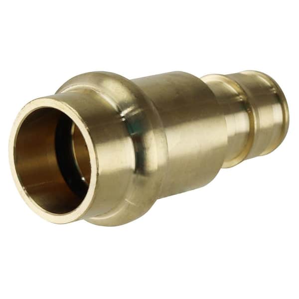  WHK 3 Pack 1/2 Press Propress x 1/2 PEX Adapter Crimp  Fittings Brass Coupling Connect from Cooper to Pex B Pipe（Lead-Free,Pro  press 1/2 Inch) : Everything Else