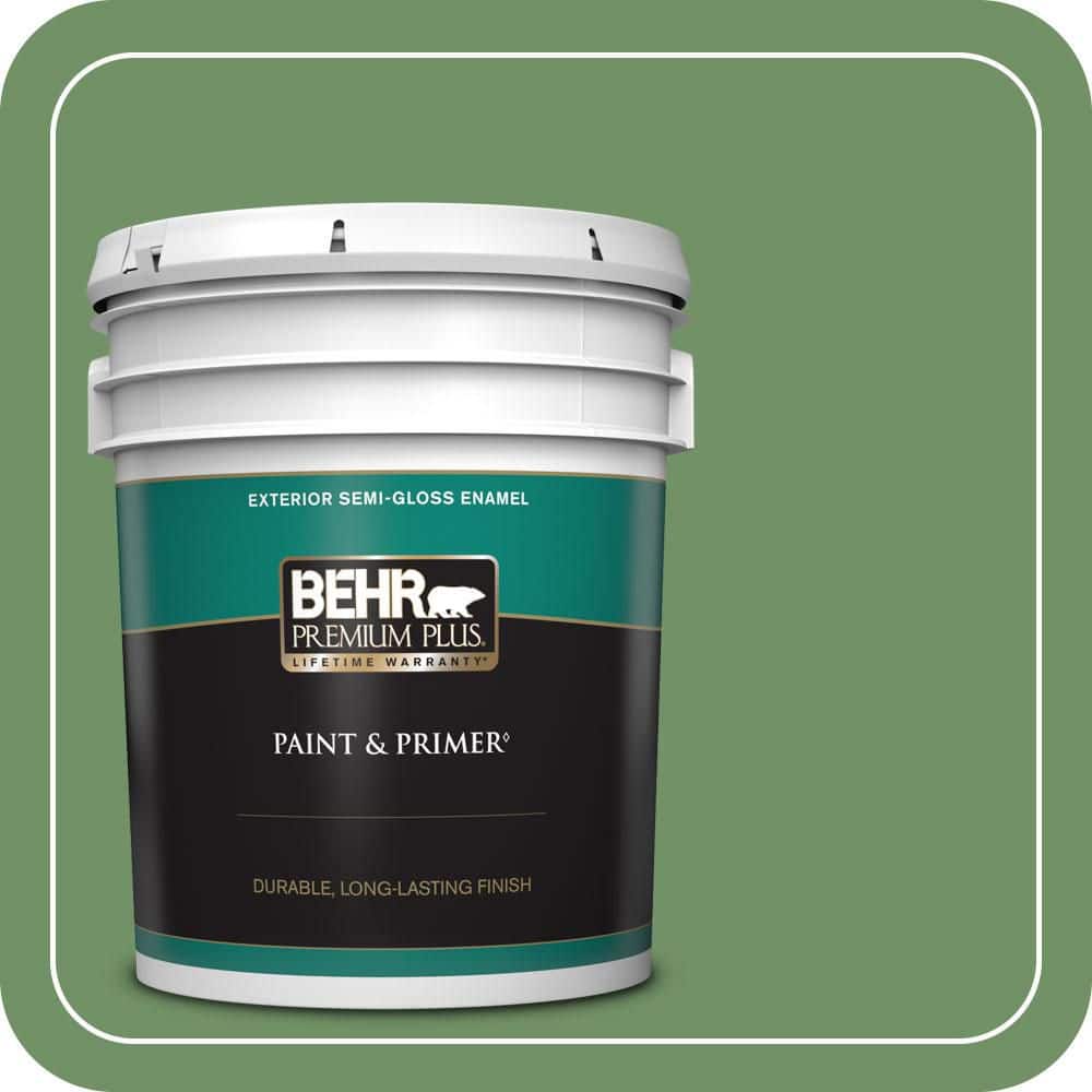 5 gal. #M400-6A Mossed Opportunity Semi-Gloss Enamel Exterior Paint & Primer price history on PriceWatchPro