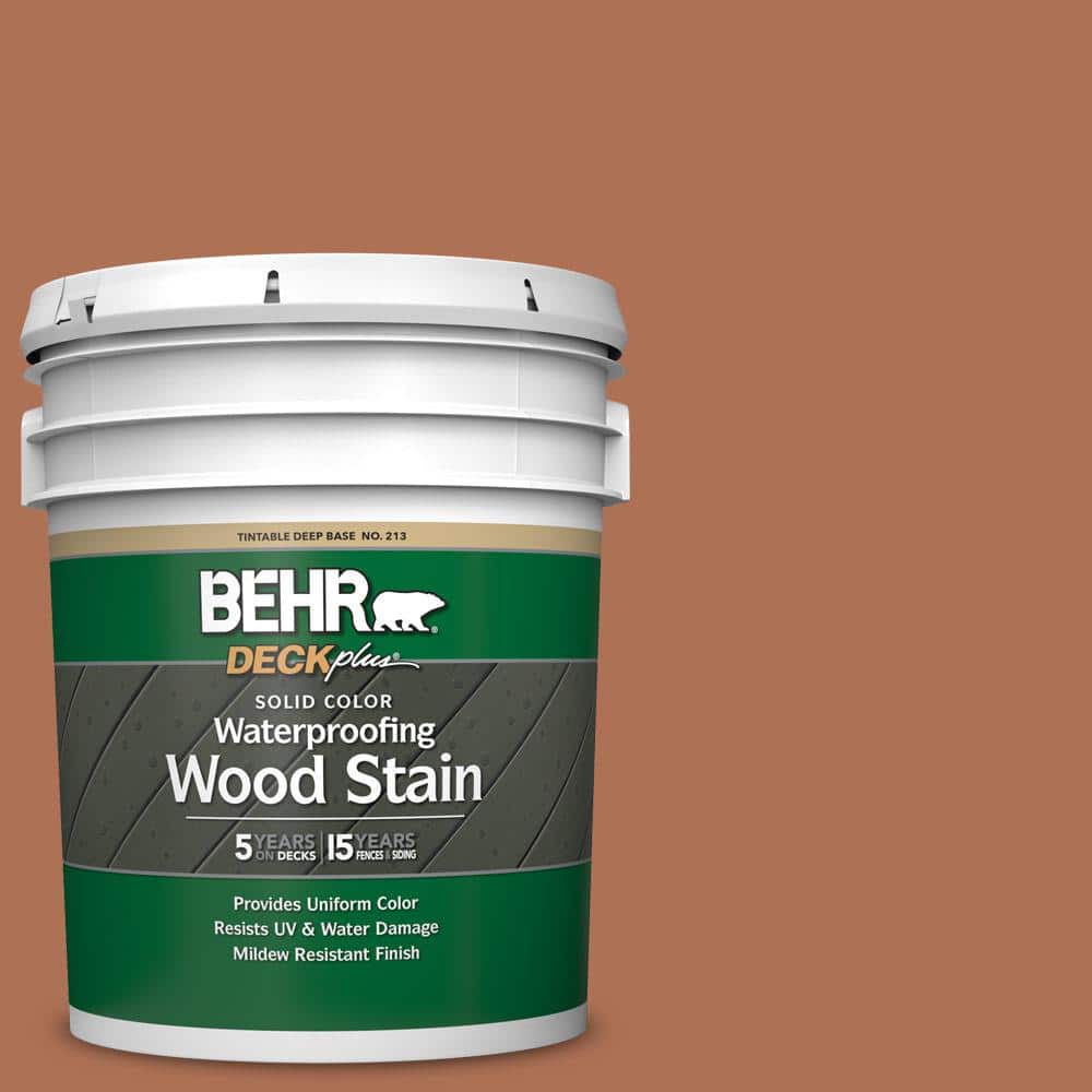 5 gal. #PPU3-15 Glazed Pot Solid Color Waterproofing Exterior Wood Stain