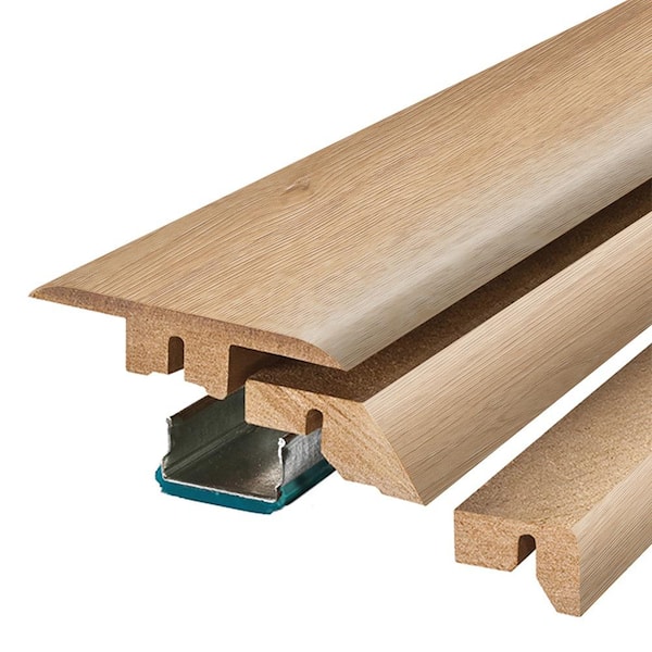 PERFORMANCE ACCESSORIES Dogwood 0.75 in. T x 2.37 in. W x 78.7 in. L Textured Wood Look Laminate Moulding/Trim 4 in 1 Molding