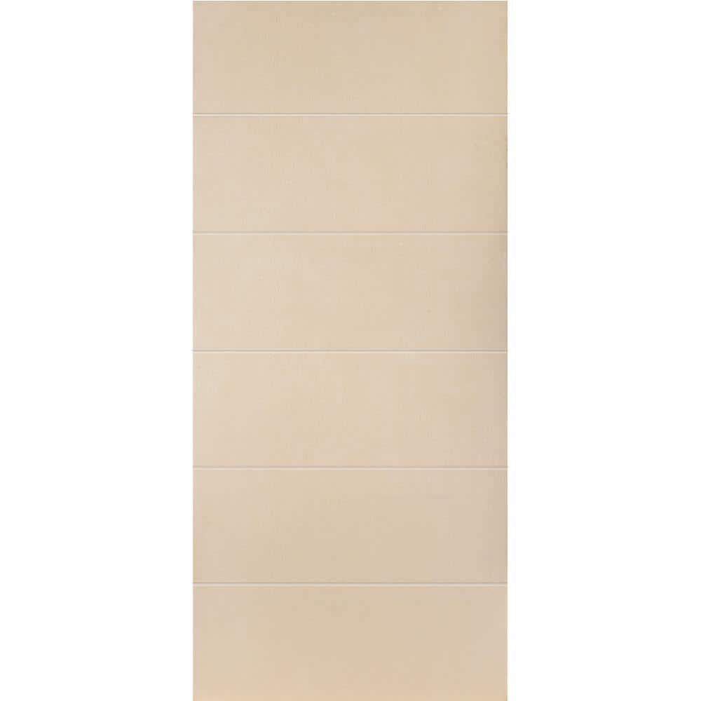 Krosswood Doors TETON Modern 36 in. x 80 in. 6Grid Solid Panel
