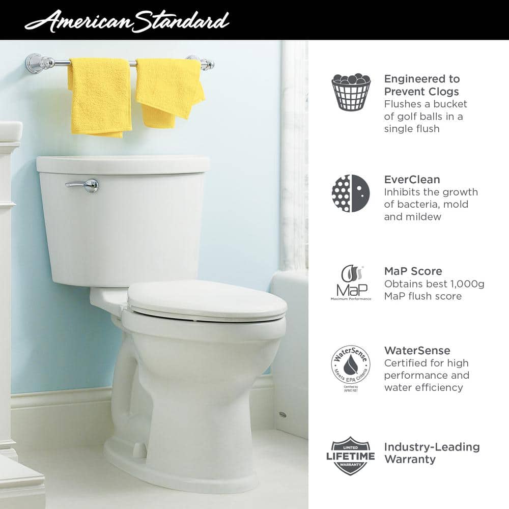Linen Elongated Two-Piece High Efficiency Toilet