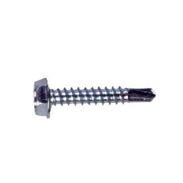 Pro-Twist #14 x 2 in. External Hex Flange Hex-Head Self-Drilling Screws (1 lb.-Pack)