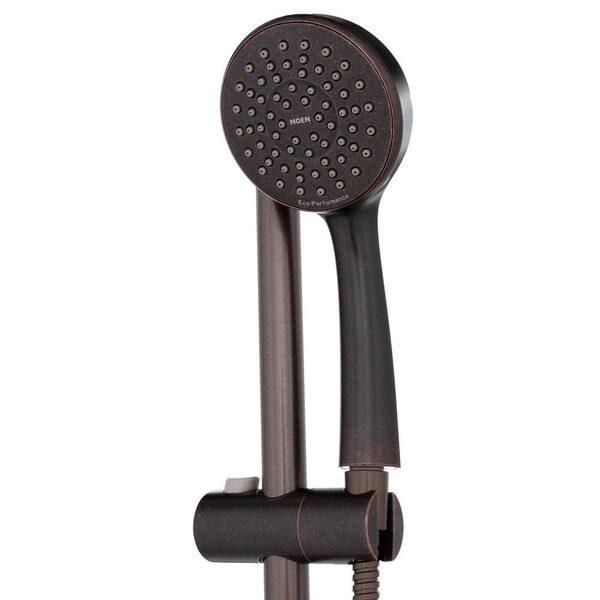 MOEN 1-Spray Eco-Performance 4 in. Hand Shower with Slide MOEN 1-Spray Eco-Performance 4 in. Hand Shower with Slide