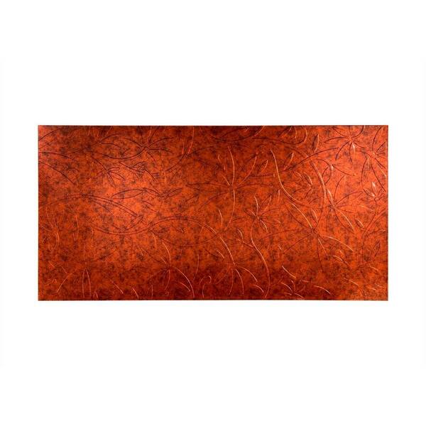 Fasade 96 in. x 48 in. Audrey Decorative Wall Panel in Moonstone Copper