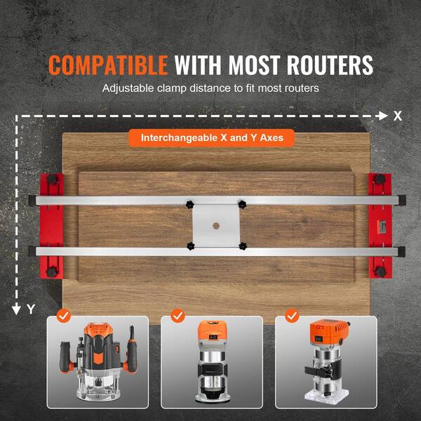 SKYSHALO Router Sled 64 in. Portable and Adjustable Slab