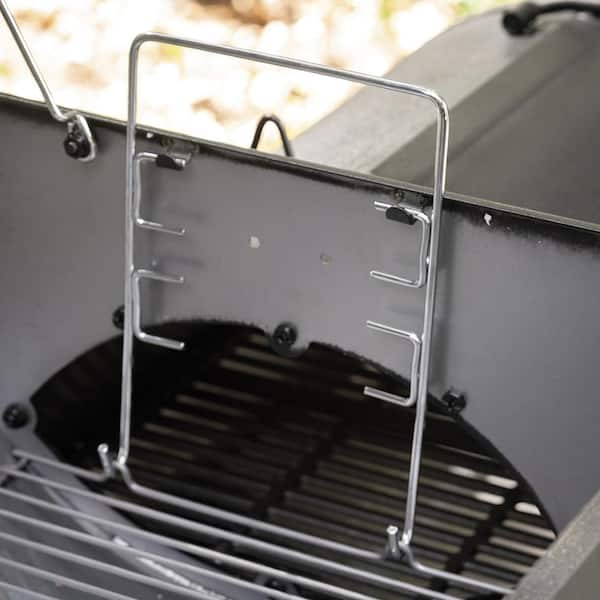 Char-Griller Smokin' Pro Horizontal Smoker 830-Sq in Black Horizontal  Charcoal Smoker in the Charcoal Smokers department at