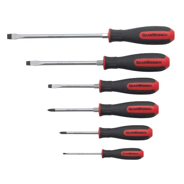 GEARWRENCH Combination Dual Material Screwdriver Set (6-Piece)
