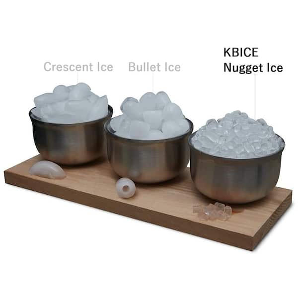 KBICE 12 in. 32 lb. Self Dispensing Portable Ice Maker in