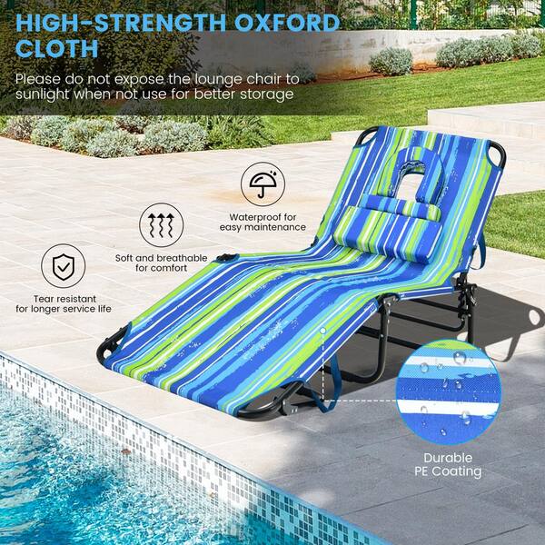 Beach Lounge Chairs For Adults WEJOY Patio Chaise Lounge Chair