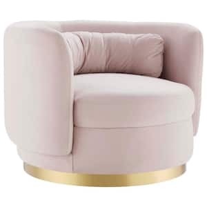 Relish Pink Performance Velvet Performance Velvet Swivel Chair