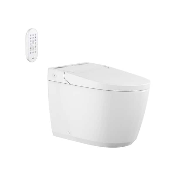 TOTO G5A Elongated Smart Bidet Toilet 0.8/1.2 GPF in Cotton White
