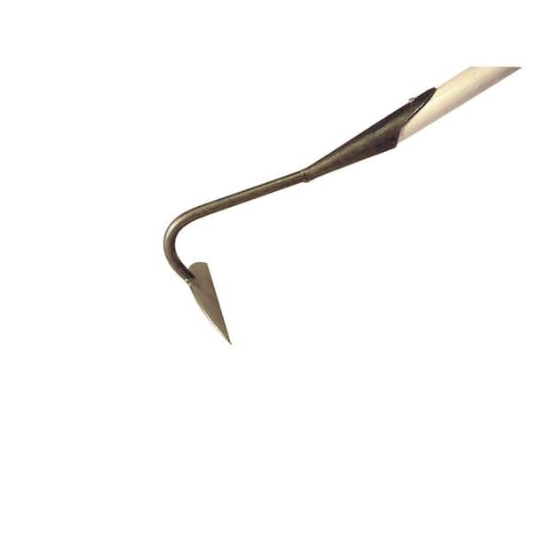 52 in. Ash Hardwood Handle Garden Hoe-Half Moon Pull Hoe
