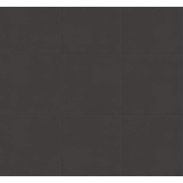 CERAMIX Take Home Sample - Dark Gray Concrete Loose Lay Waterproof Vinyl Tile Flooring
