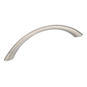 Utopia Collection 3 3/4 in. (96 mm) Brushed Nickel Modern Cabinet Arch Pull