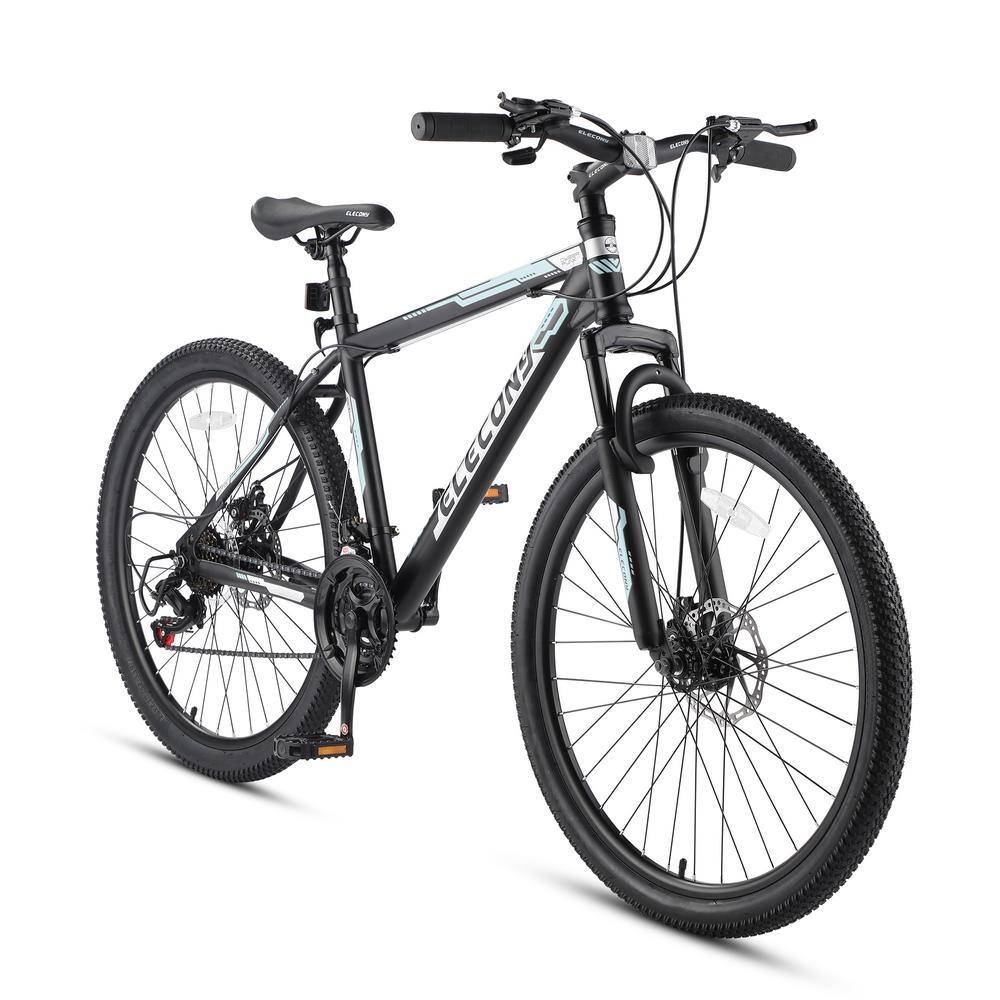 Cesicia 24 in. Steel Mountain Bike with 21Speed in Green jinxBike4