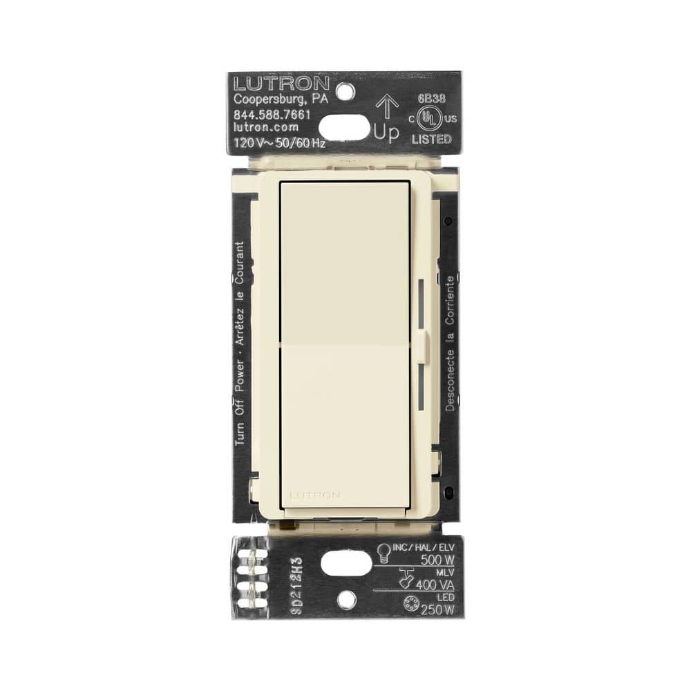 Lutron Almond Diva LED+ Pro Max Dimmer Switch for 250-Watts LED