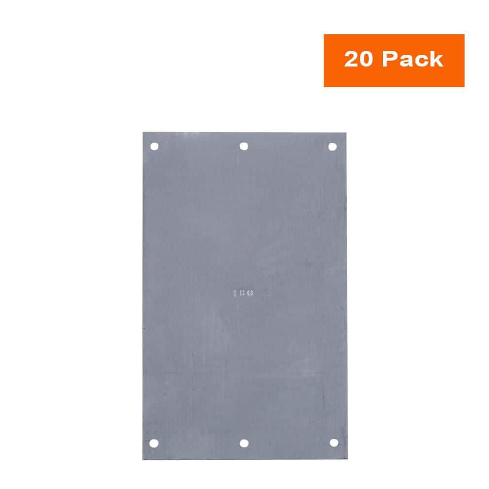 5 in. x 8 in. 16-Gauge Stud Guard Safety Plate (20-Pack) price history on PriceWatchPro