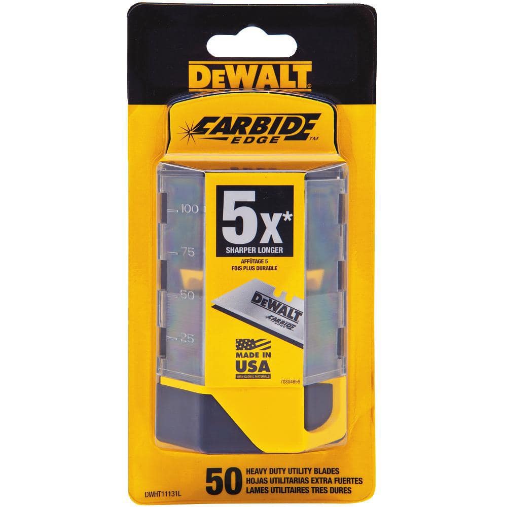 DeWalt DWHT11131L Carbide Utility Blade (50-Pack)
