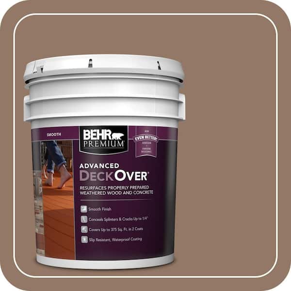 5 gal. #SC-147 Castle Gray Smooth Solid Color Exterior Wood and Concrete Coating
