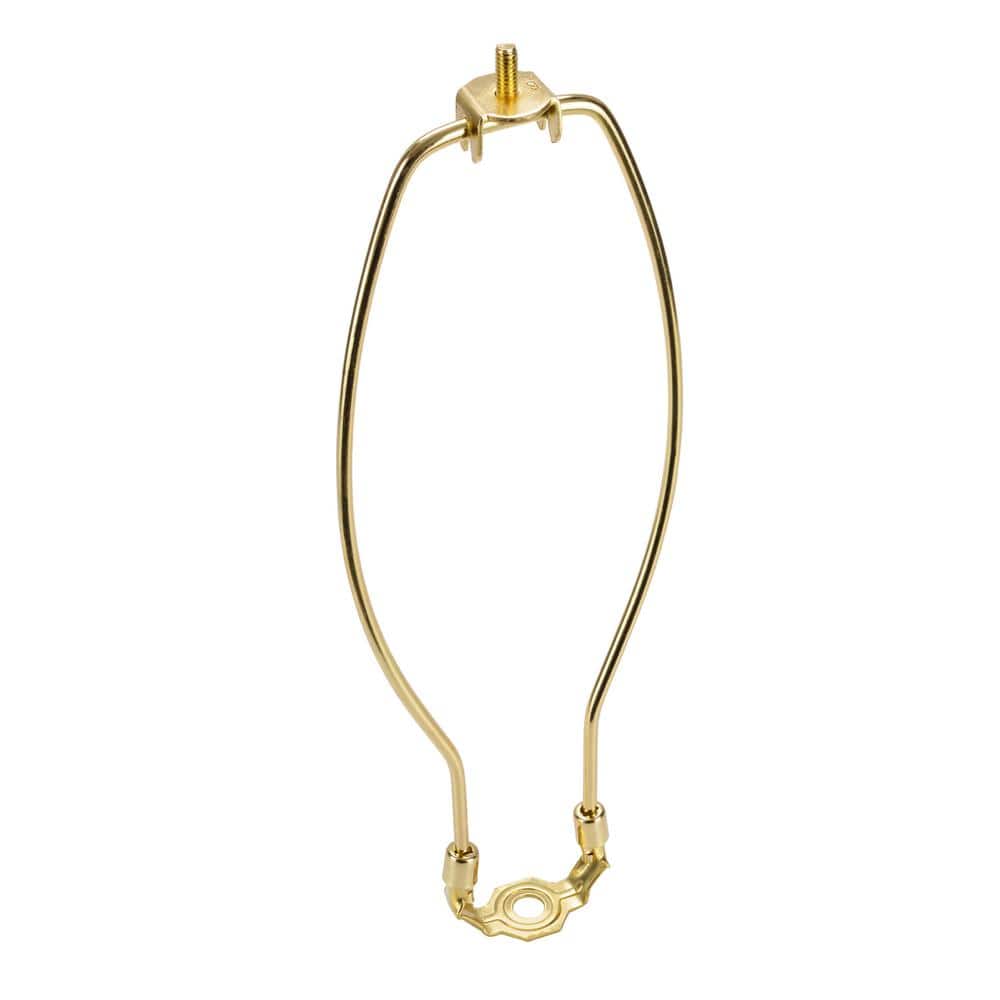 12 in. Polished Brass Detachable Lamp Harp with Saddle price history on PriceWatchPro
