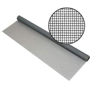 84 in. x 25 ft. Charcoal Fiberglass Screen 18 x 14 Mesh