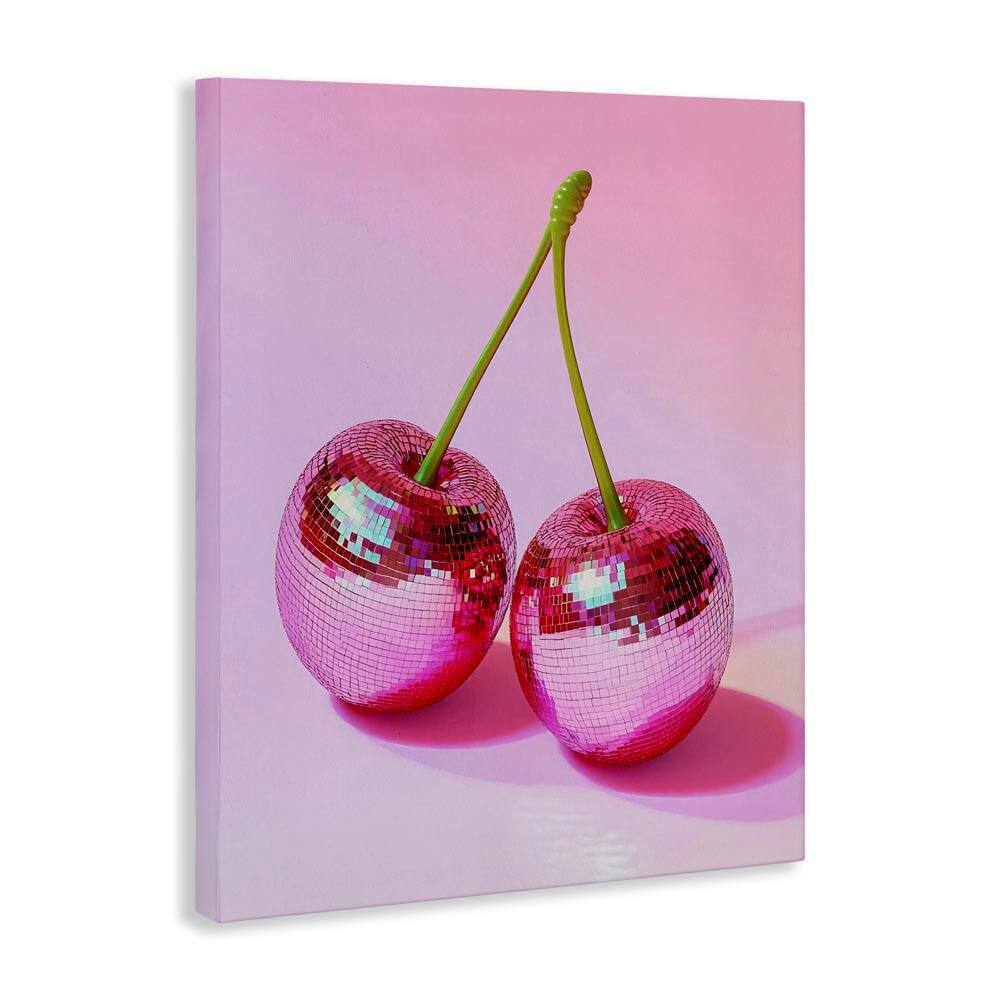 Pink Disco Cherries by LSR Creative Studio Unframed Food Graphic Art Print 40 in. x 30 in. price history on PriceWatchPro
