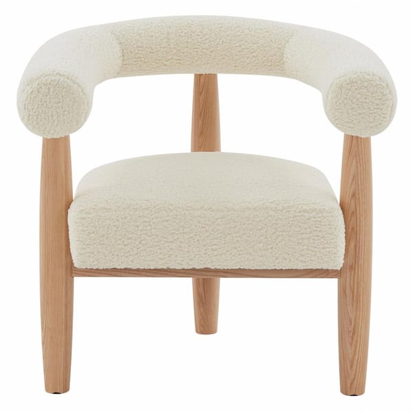 SAFAVIEH Jackie Ivory/Natural Accent Chair