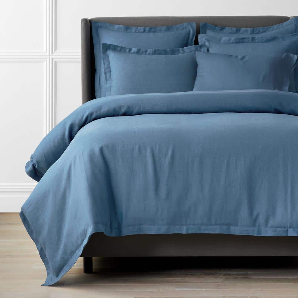 The Company Legends Hotel Relaxed, Denim Blue Duvet Cover