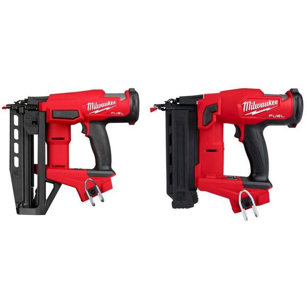 Milwaukee M18 FUEL 18-Volt Lith-Ion Brushless Cordless Gen ll 16-Gauge ...