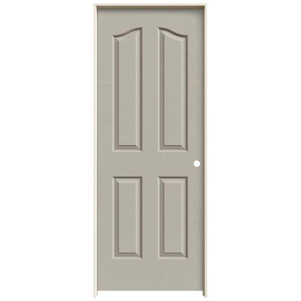 JELD-WEN 32 in. x 80 in. Provincial Desert Sand Painted Left-Hand Smooth Molded Composite Single Prehung Interior Door