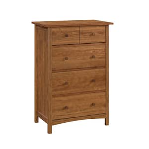 Union Plain 4-Drawer Prairie Cherry Chest of-Drawers 43.228 in. H x 29.921 in. W x 18.504 in. D