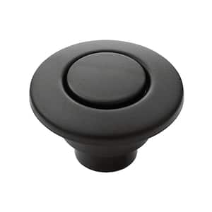 Garbage Disposal Air Switch Controller Button in Matte Black