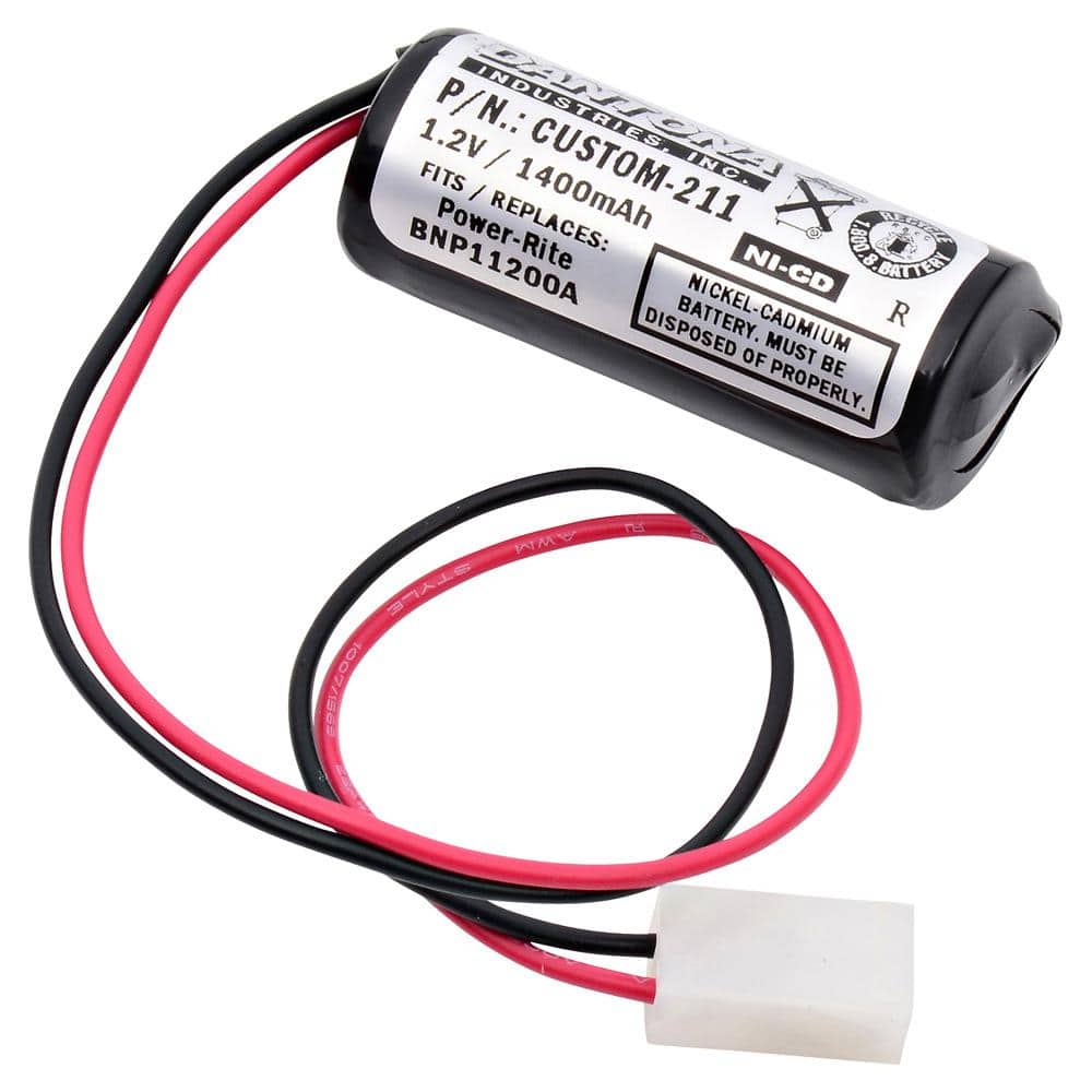 Dantona 1.2-Volt 1200 mAh Ni-Cd battery for Power Rite - BNP11200A Emergency Lighting