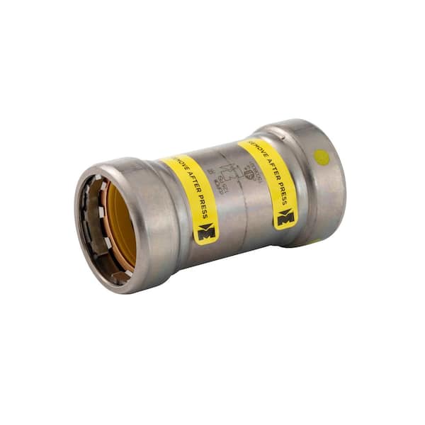 1 in. Carbon Steel Press x Press Coupling Fitting No Stop