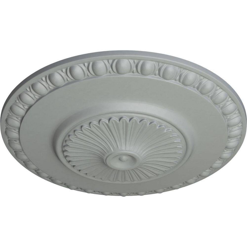 Primed White Polyurethane Lyon Ceiling Medallion 23.5"